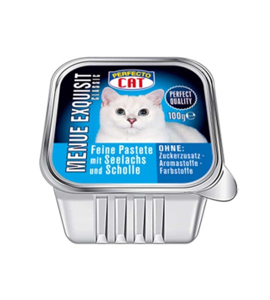 Perfecto Cat Fine Pate With Coalfish And Clamp Shell 100G