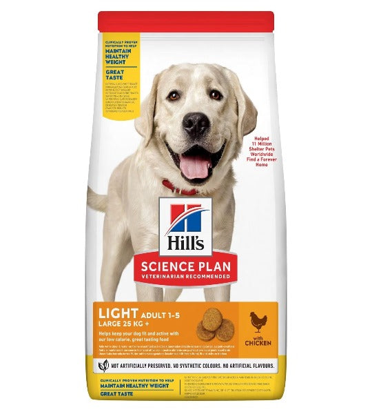 Hills Science Plan Adult Light Large Dog Food 14/18 Kg.