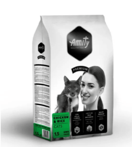 Amity Premium Adult Cat Chicken and Rice 1.5/10 kg