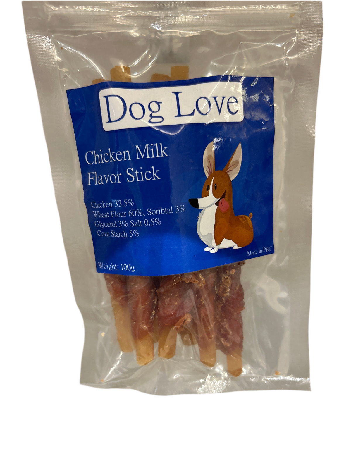 Dog love chicken milk flavor  stick 100g
