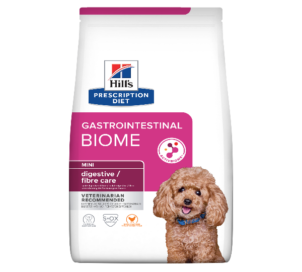 Hill’s Prescription Diet Gastrointestinal Biome mini dog food with chicken 3 kg