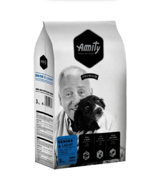 Amity Premium Senior and Light Adult Dog 3KG/15KG