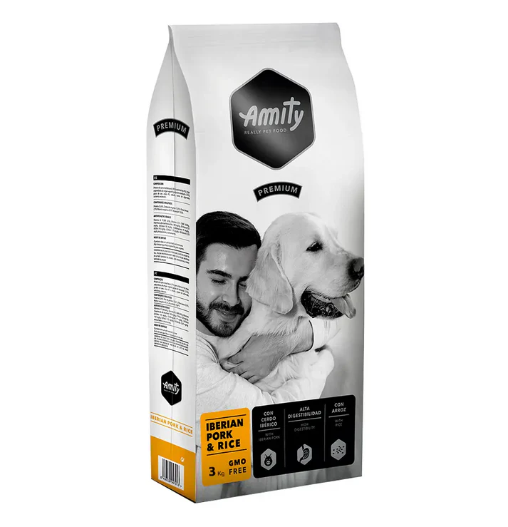 Amity Premium Adult Dog Iberian Pork and Rice 3/15KG