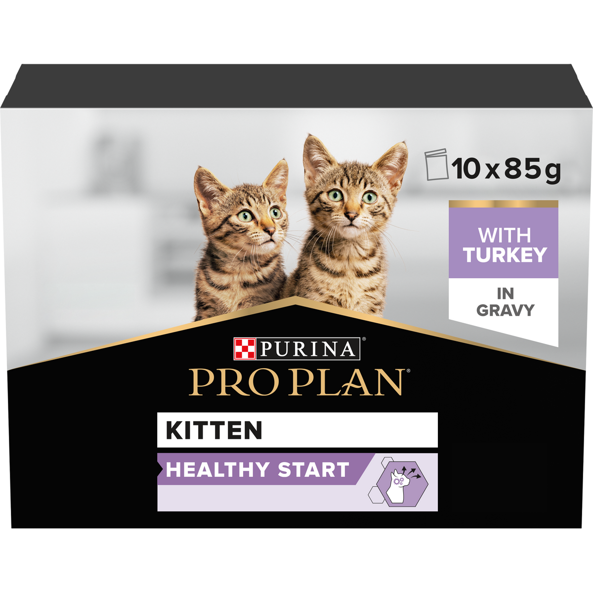 Pro Plan Kitten Healthy Start Turkey Bundle 10 x 85g