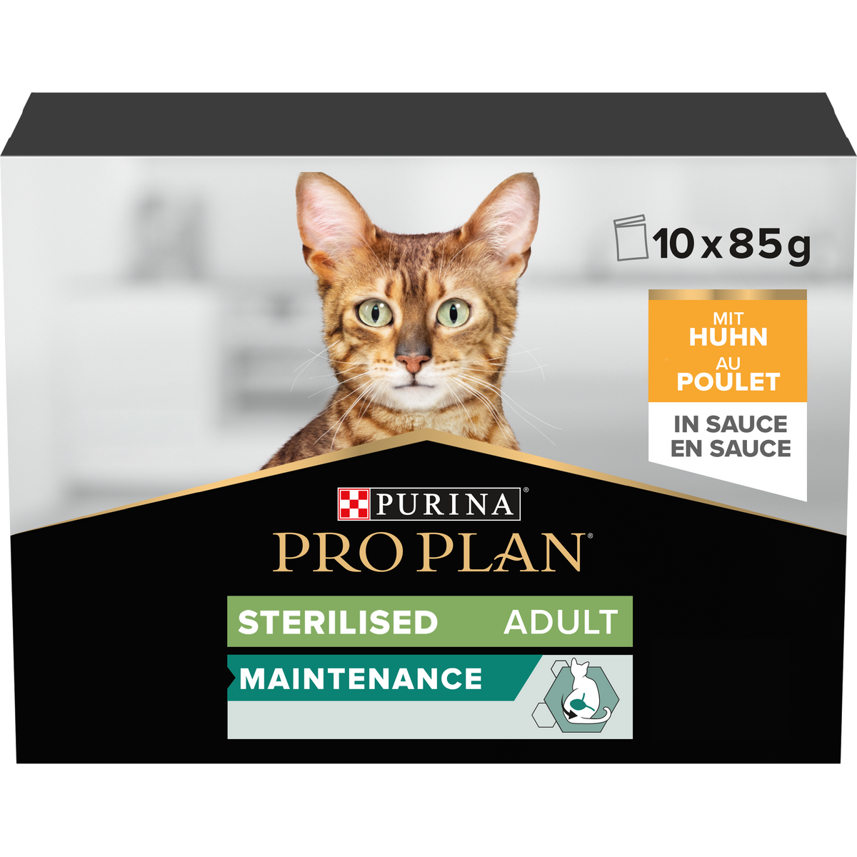Pro Plan Sterilised Maintenance Chicken Bundle 10 x 85g