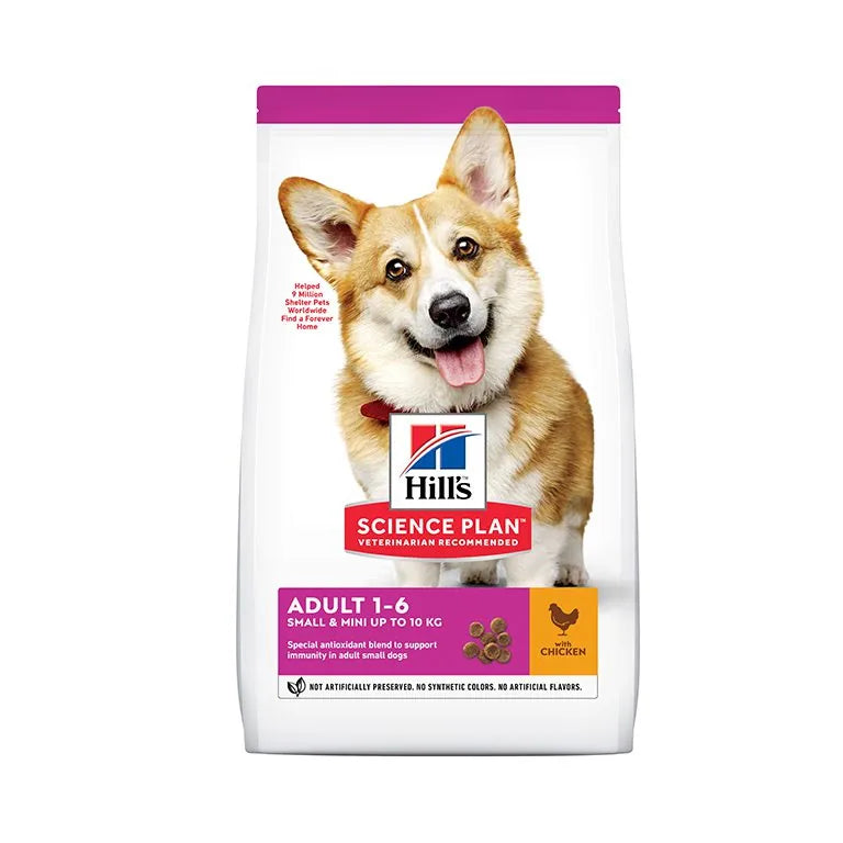 Hill's Science Plan Small and Mini Adult dog with Chicken 1.5/3 KG