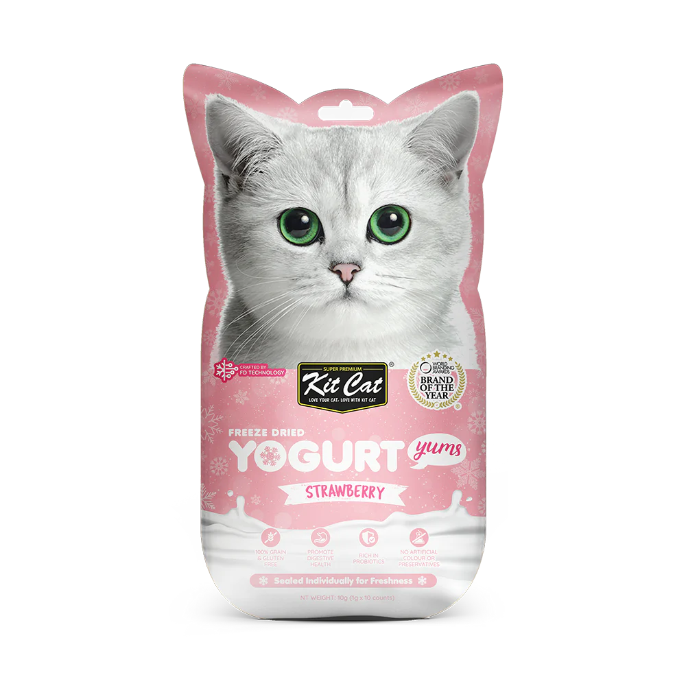 Kit Cat FD Yogurt Yums 10x1g