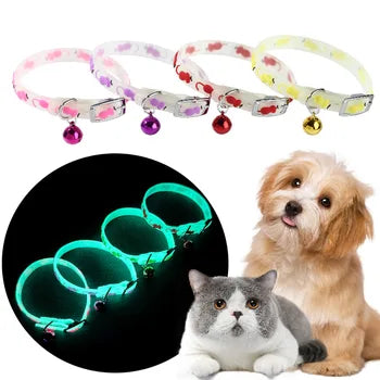 Luminous Cat Necklace Glowing Small Dog Cat Collar