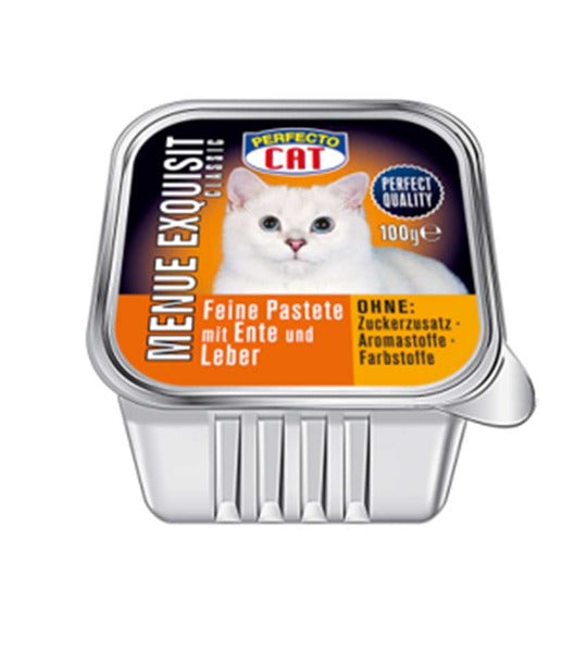 Perfecto Cat Fine Pate With Duck And Liver Shell 100G