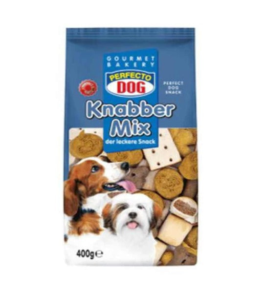 Perfecto Knabber Mix Dog Treats 400g