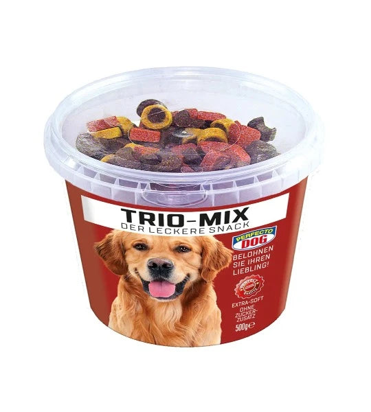 Perfecto Dog Trio Herz Mix  Dog Treats 500g