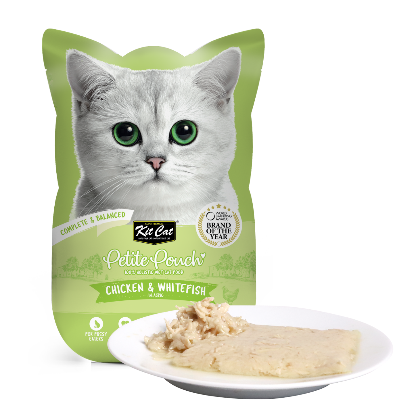 Kit Cat Petite Pouch Complete & Balanced Kitten Chicken 70g