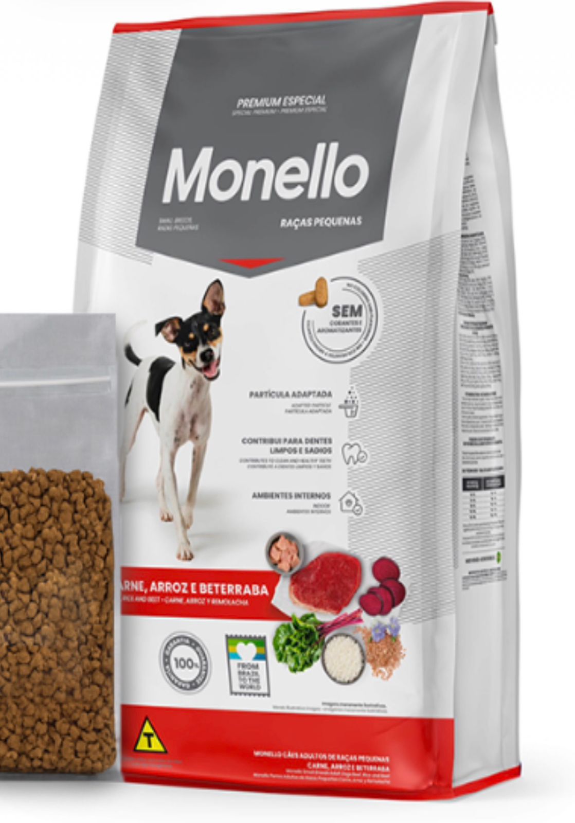 Monello Dog Small Breed Beef, Rice & Beet (1kg)