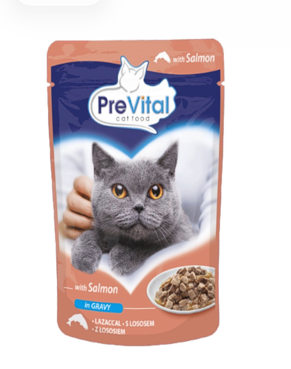 Prevital Cat Pouch Salmon In Gravy (100g)
