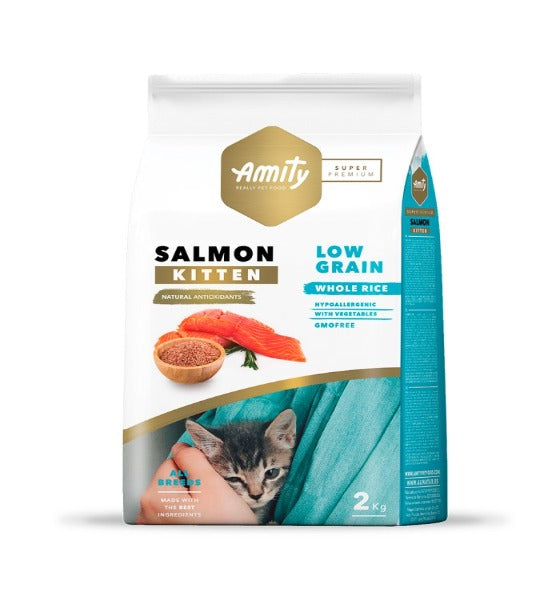 Amity super premium (Low Grain) Salmon kitten 2Kg