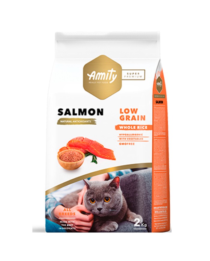 Amity Super Premium (Low Grain) - Salmon Adult Cat