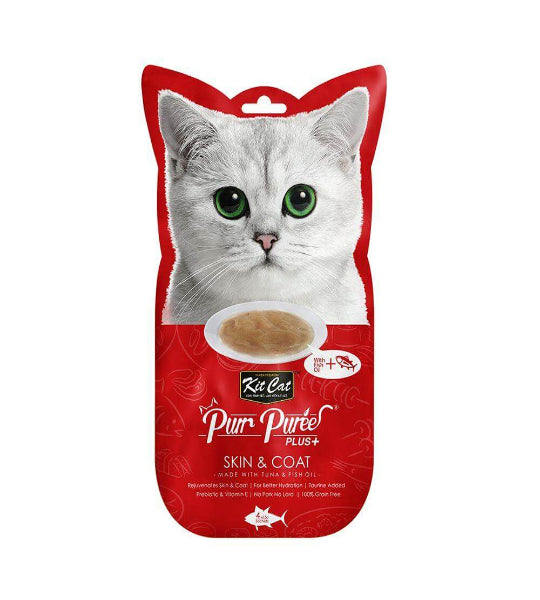 Kit Cat Purr Puree Plus+ 4x15g