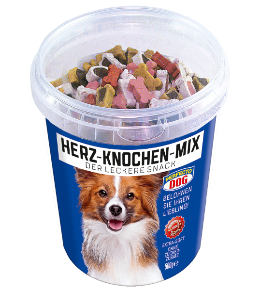 Perfecto Dog Herz-Knochen-Mix 500g