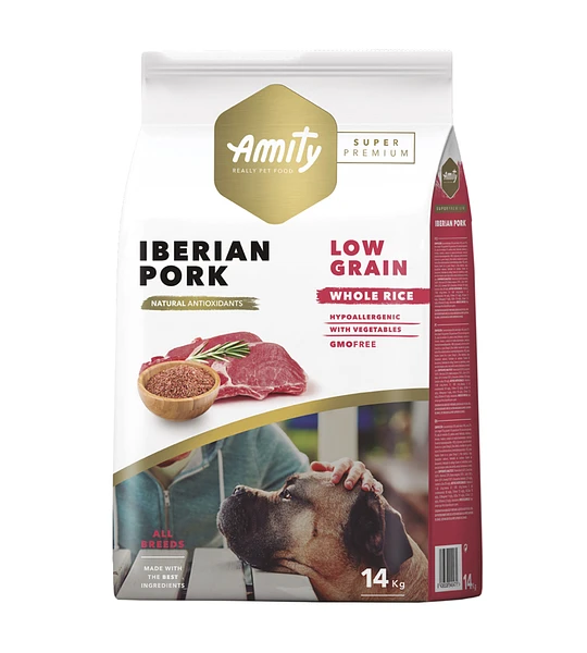 Amity Super Premium Adult Pork 4/14 KG