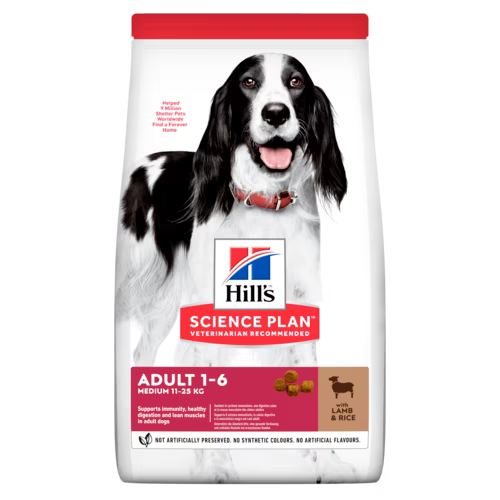 Hill's Science Plan Medium Adult Lamb and Rice 14 kg