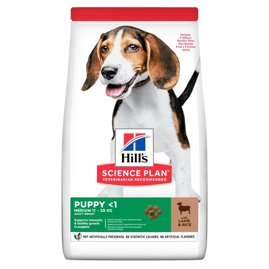 Hill's Science Plan Medium Puppy Lamb and Rice 2.5/14 kg