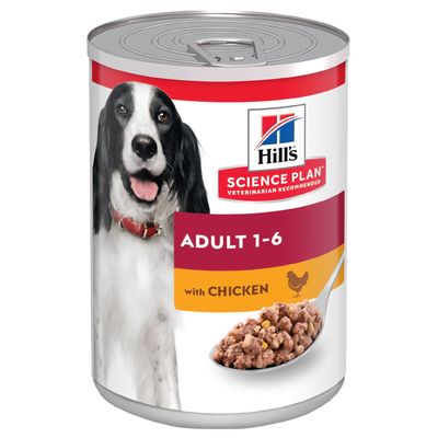 Hill’s Science Plan Adult dog wet food with beef 370g